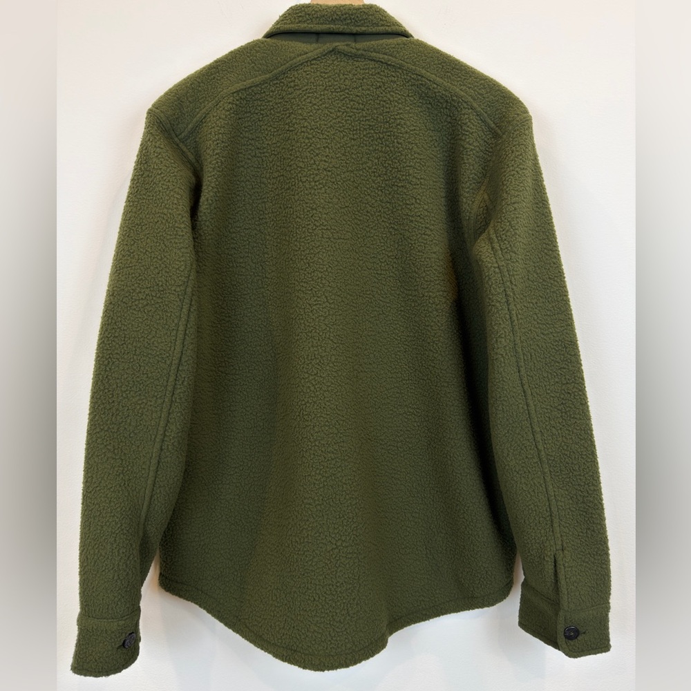 Polo Ralph Lauren Green Fleece Shirt Jacket L NWT - Picture 2 of 10